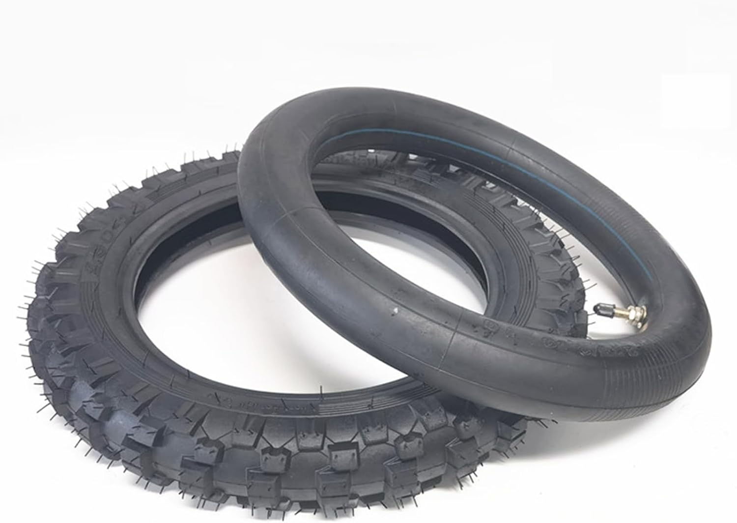 B,Electric Scooter Tires, 2.50-10 Anti-skid wear-resistant off-road inner and outer tires, for 14" 14x2.50 Electric Motorcycle Tire Replacement Aessories (A)