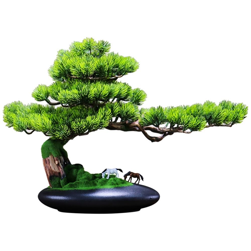 Fake Plant Home Entrance Decoration Fake Tree Ornaments Living Room Office Hotel Lobby Landscaping Artificial bonsai tree