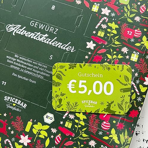 Foto von Spicebar Bio Gewürz-Adventskalender | 24 BIO-Gewürze | Kochfreude für Männer und Frauen | ideal als Geschenk