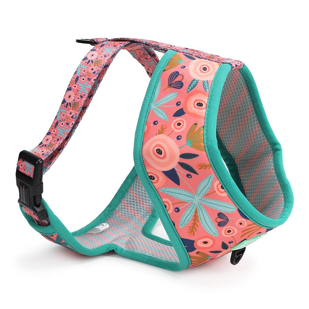 Heads Up For Tails Bloom Wildly Reversible Harness For Dogs-X_Large: 22.4-31.8" Girth,Multi (B098L6TSMR) Amazon Price History, Amazon Price Tracker
