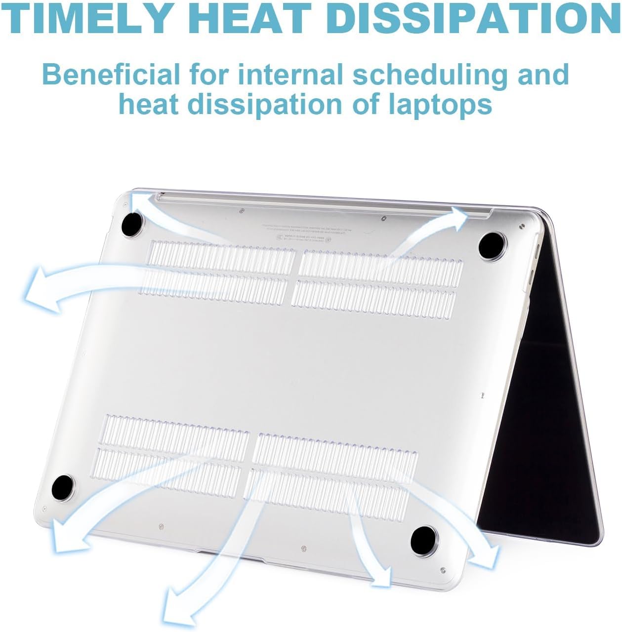 Colorful Brain Design Compatible with MacBook Air 13 inch Case 2020 2019 2018 A1932 A2179 A2337 M1, Creative Left & Right Brain Hard Shell Cover, Artistic Science Theme, Transparent