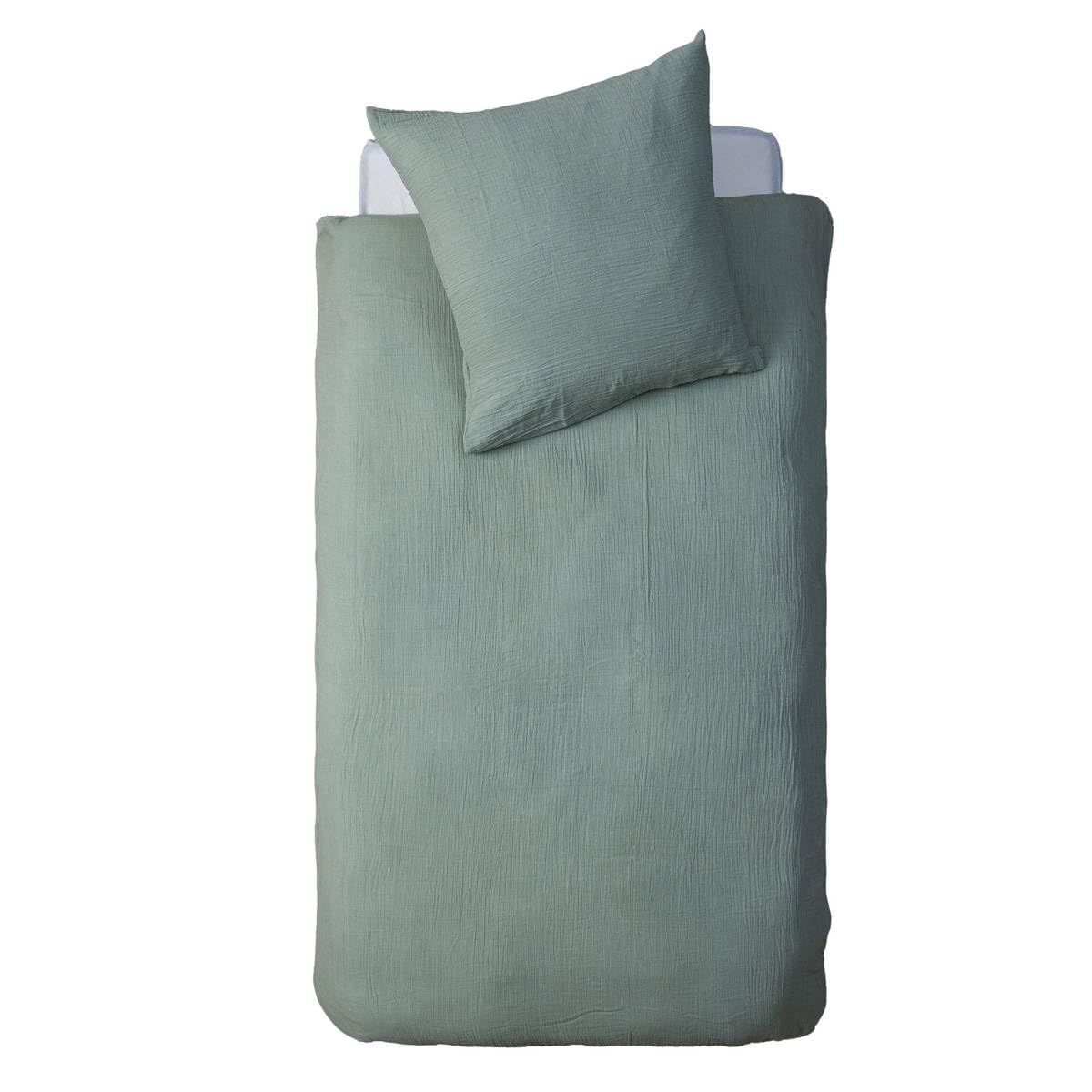 Parure de lit Lili en gaze de coton sans repassage pour lit une place