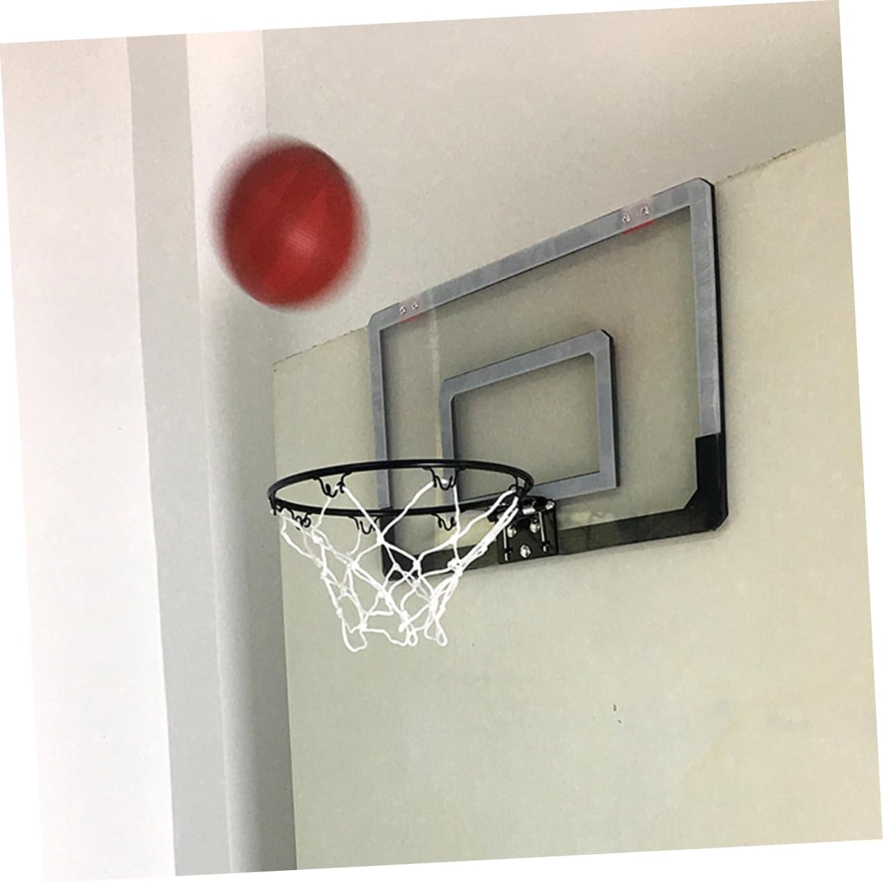 HANABASS 1pc Basketball Wall Decor Door Hanging Mini Basketball Board No Punching Easy Install