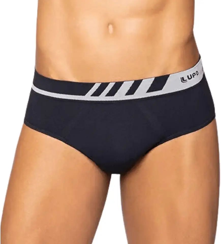 Cueca Slip Lupo Microfibra Sem Costura de Poliamida Masculino Adulto