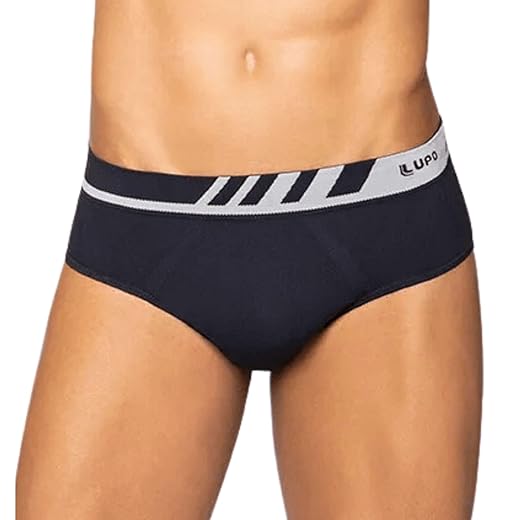 Cueca Slip Lupo Microfibra Sem Costura de Poliamida Masculino Adulto