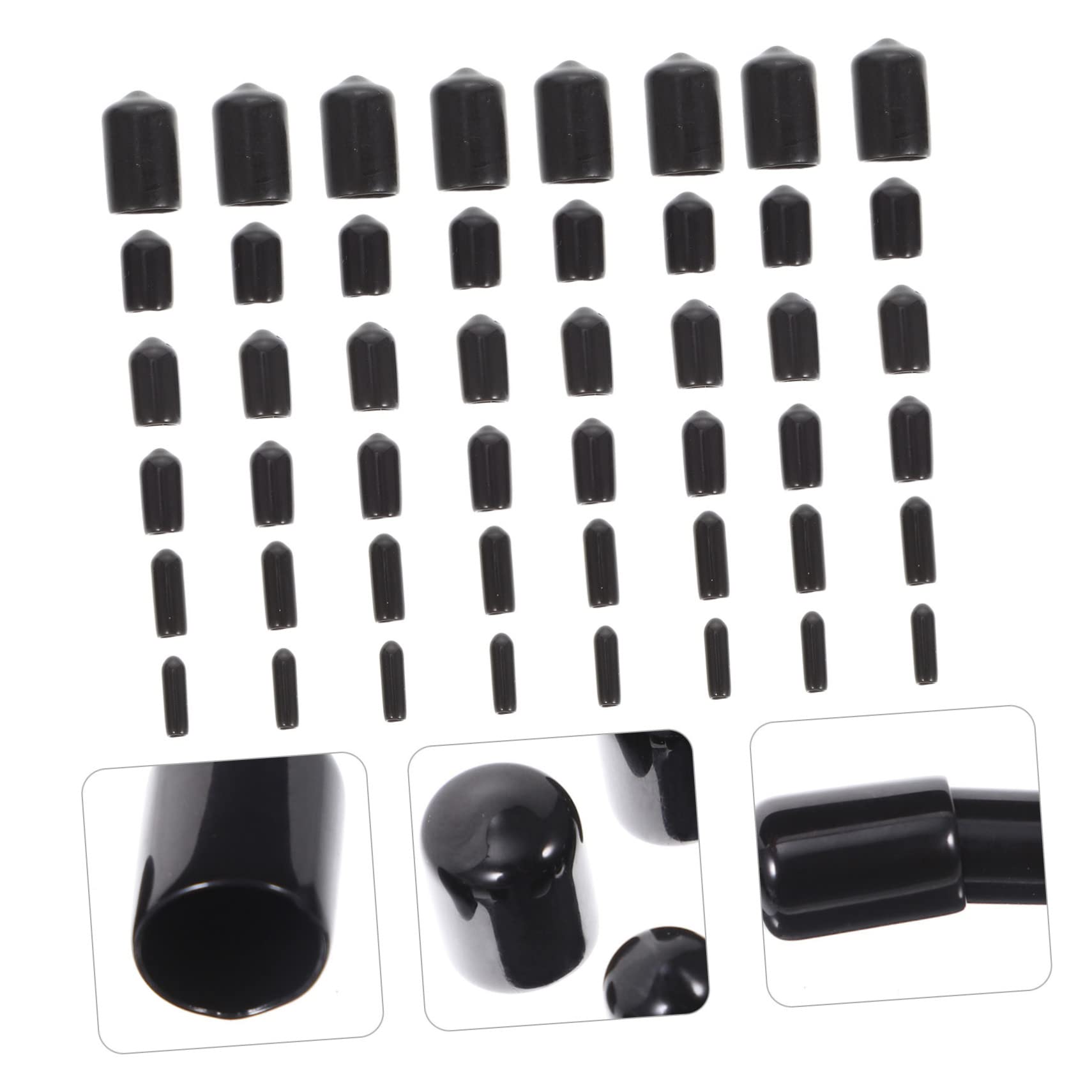 Alipis 1Set Protective Caps Thread Safety Covers for Automotive Parts End Caps for Screws Bolts and Tubing