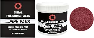 Car Metal Scratch Polishing Cream - Scratch Cleaner Remover - Refurbishing Paste For Removes Oxidation Discoloration Brass Aluminum Pipes Exhausts Wheels Bumpers