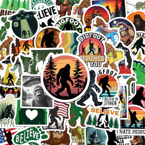 BEATRI Bigfoot Stickers 50Pcs Bigfoot Outdoor Nature...
