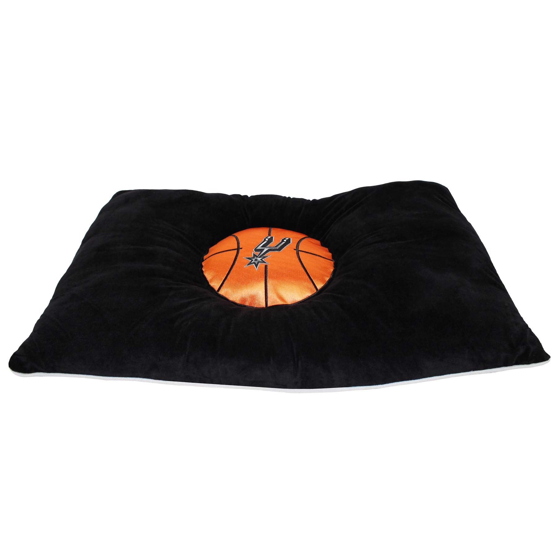 Pets First NBA SAN ANTONIO SPURS DOG Mattress Pillow Bed. Basketball Plush Soft Pet Bed