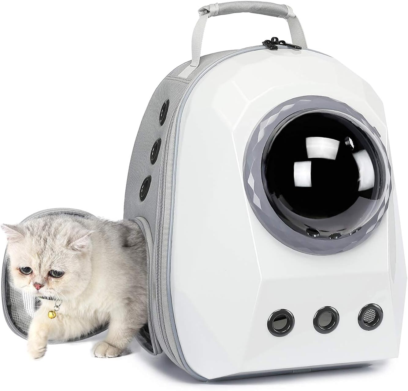 UOOPET Cat Carrier Backpack,Space Capsule Bubble Portable Pet Carrier for Small Dog Airline-Approved, Designed for Travel, Hiking,…