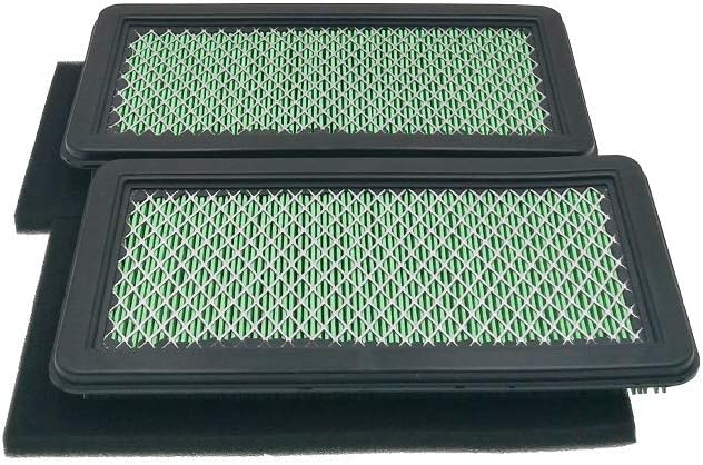 MOWFILL 2 Pack 17211-Z0A-013 17211-Z3S-003 Air Filter Replace Honda 17218-Z0A-000 17211-Z0A-003 with 17218-Z0A-810 Pre Filter Fits EU7000 GCV530 Lawn Mower Air Cleaner Element
