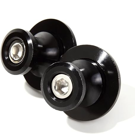 Amazon M8ボルトサイズ 汎用メンテナンススタンドフック ブラック スイングアームに取り付け ステンレスボルト 汎用 タイヤ交換 チェーン交換 各種メンテナンスに バイク用スイングアーム 車 バイク