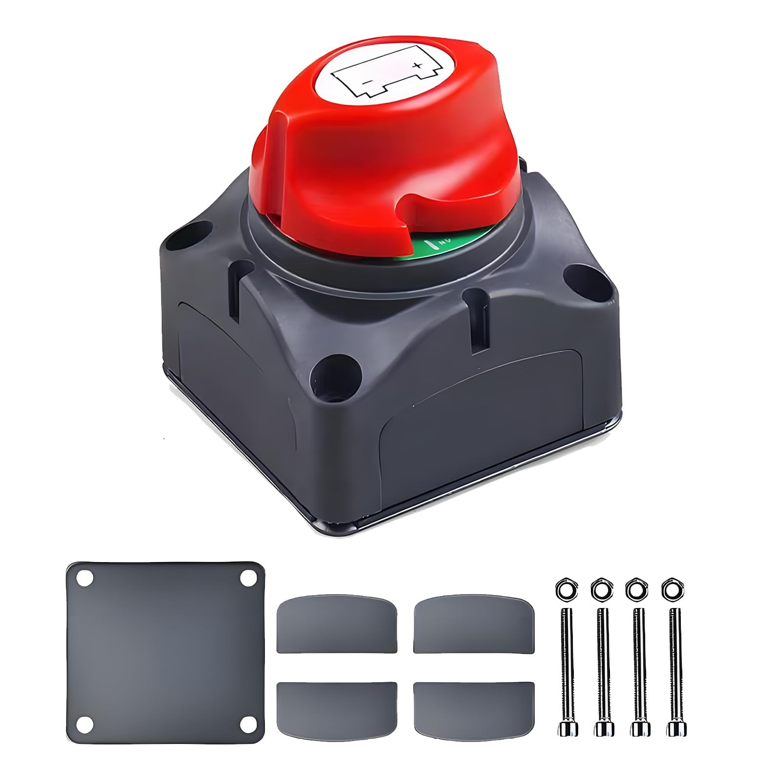 Stacca Batteria 12V 24V 48V On-Off 250A, Staccabatteria Universale per Auto, Camper, Yacht, Barca, Camion, Autobus - Sicurezza e Protezione del Sistema Elettrico