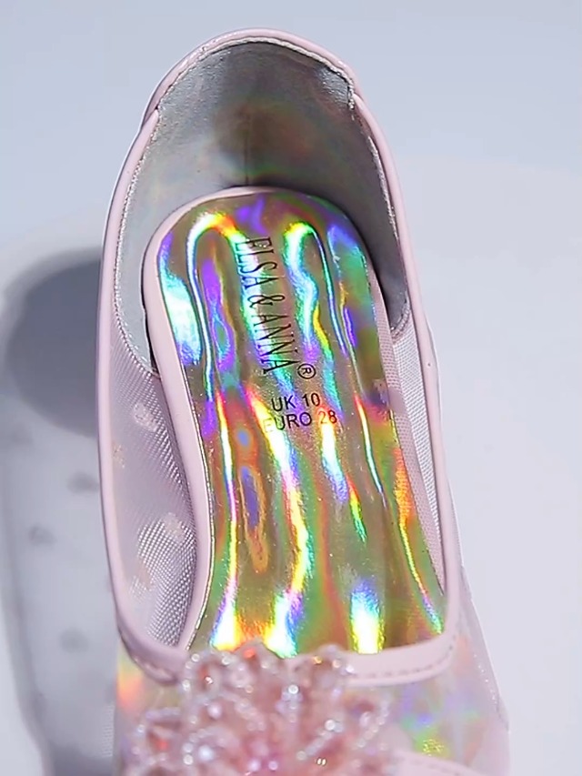 Scarpe Da Principessa ELSA & ANNA - Con Tacco 3cm E Glitter Per Bambine - Foto 8