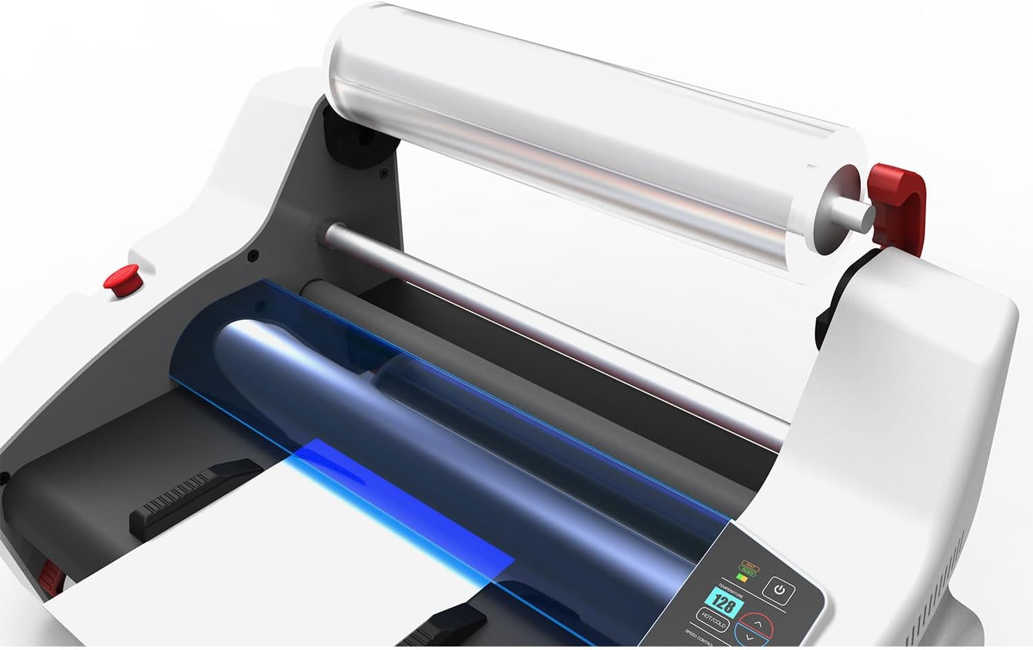 13.78i350mm Roll Laminator 110V Desktop Thermal Roll Laminating Machine for A3/A4 UV DTF Film US Stock