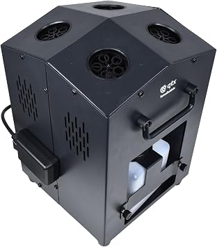 QTX | Tetra Bubble Machine | Professional High Output 4-Wheel Bubble Maker with Wireless Remote & 1.2L Tank | Portable Bubble Generator for Parties, Weddings, Events & Kids Entertainment