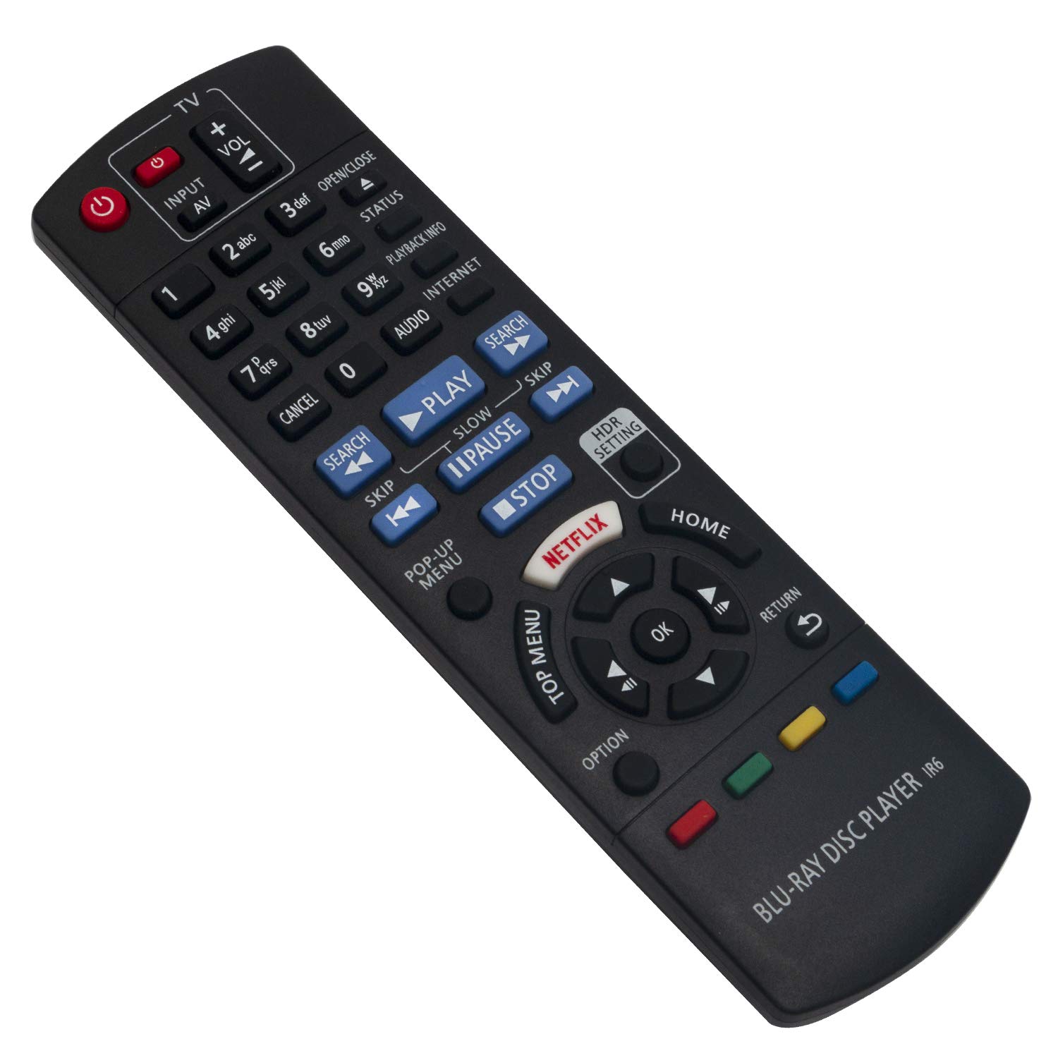 Ersatz-Fernbedienung N2QAYB000816 Für Panasonic LED-TV – Passt Zu Vielen Modellen Wie TX-32A400B, TX-42AW404 Uvm.