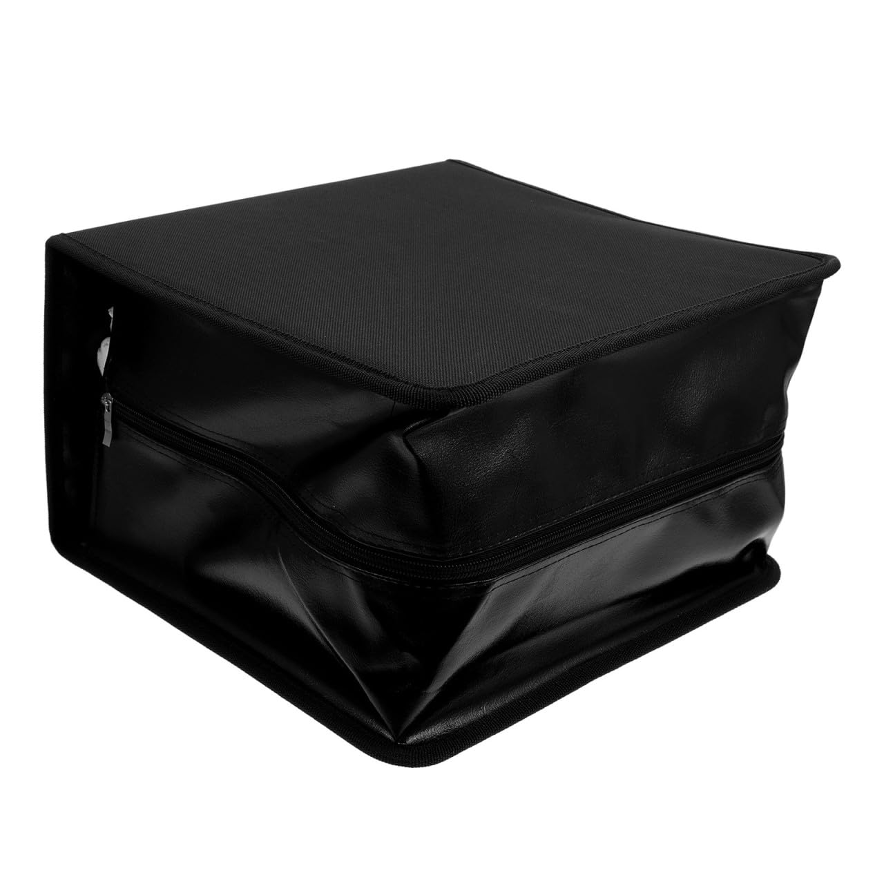 Estuche con Capacidad para 500 Discos para CD de Cuero Sintético Pu Organizador Portátil con Asa, Protección para Discos Adecuado para Viajes y Uso Diario
