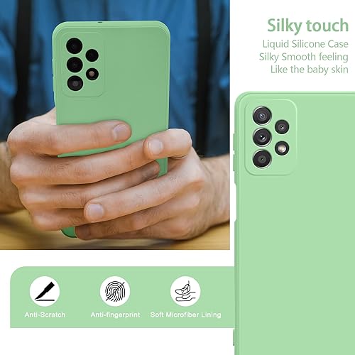 Miniatura 5 de Paquete de 2 fundas para Samsung Galaxy A32 5G elegante funda protectora de silicona líquida delgada de cuerpo completo para Samsung Galaxy A32 5G