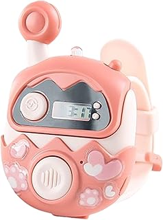 Mihauuke Children's Walkie Talkies, Wireless Radio Clock for Toddlers, Toy Radio for Adventure, Camping, Garden, School, Children, Travel