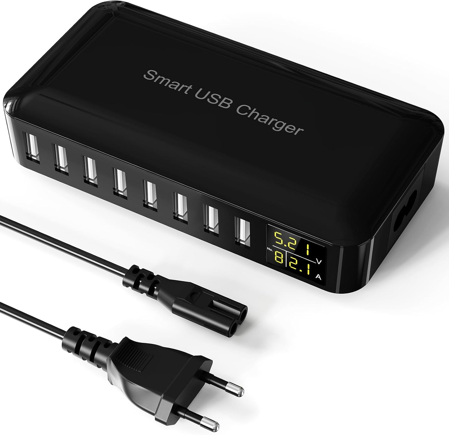 Rsydmny USB Charging Station 8 in 1 USB Charger with 4ft Extension