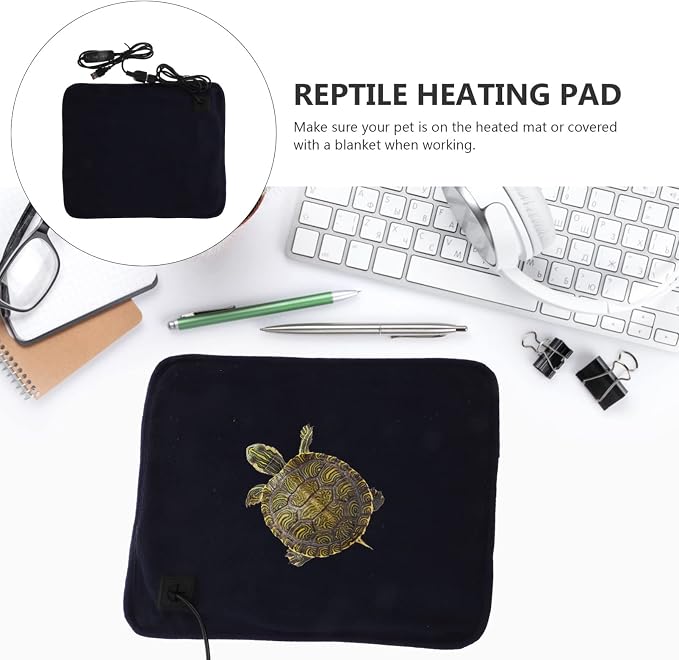 Alfombrilla térmica USB para reptiles 30x25 cm miniatura 6