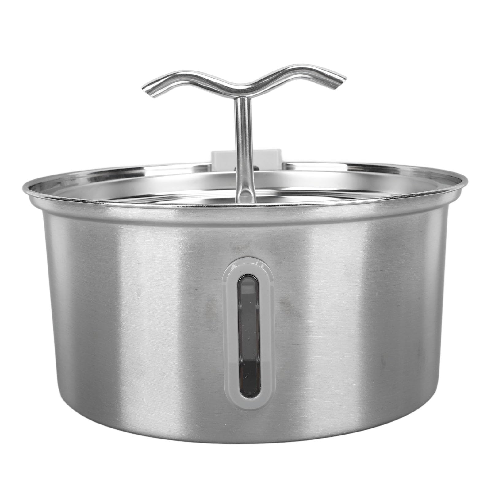 Cryfokt Fuente de Agua para Gatos de Acero Inoxidable, Capacidad de 3,2 litros, Suministro de Agua para Alimentos para Mascotas Sanas