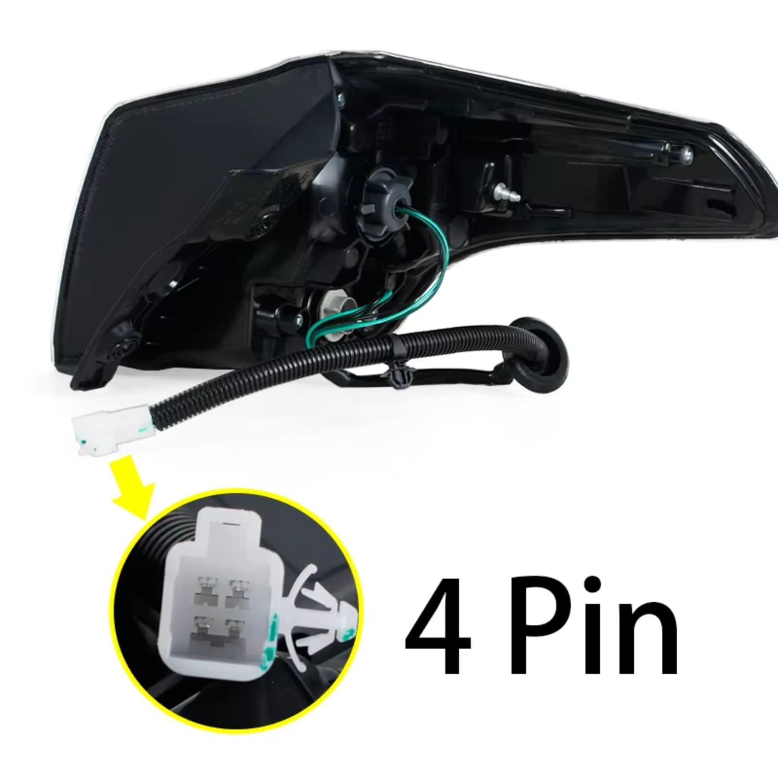 Compatible Con Toyota Para RAV4 2016 2017 2018 Versión Estadounidense Luz Trasera De Coche Freno Señal De Giro Lámpara De Marcha Atrás Con Bombilla luces advertencia traseras(Left Outer)