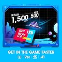 Silicon Power 512GB Gaming microSDXC UHS-I Micro SD Card with Adapter, Optimized for Mobile Games Apps Nintendo-Switch, Class 10 U3 V30 A1 gallery image