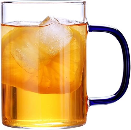 Miniatura 3 de VOBAGA Taza de café transparente para bebidas calientes, taza de vidrio aislada con asa para café, té, agua, leche, chocolate caliente, jugo, el