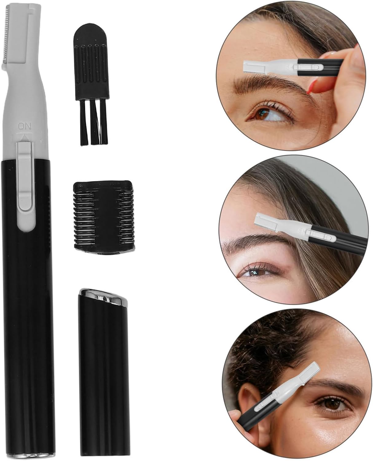 LIFKOME Ladies Eyebrow Trimmer 1.5V Aluminum ABS Portable Electric Razor