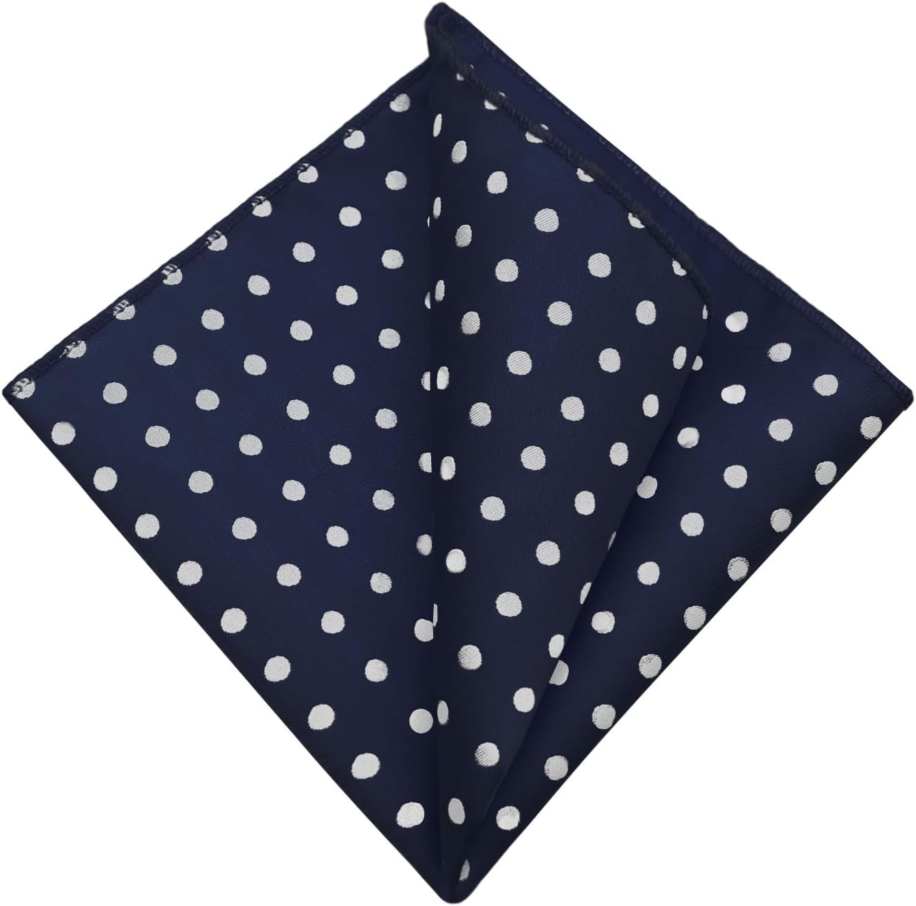 Polka Dot Pocket Squares for Men, Elegant Mens Handkerchiefs Satin Men's Handkerchie for Wedding Party Prom
