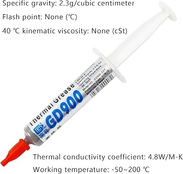 Thermal Paste - High-Grade Conductive Heatsink Grease | Thermals Heat-sink Pastes For Efficient Heat Transfer | Premium Compound For CPU GPU Cooling | Long-Lasting Formula