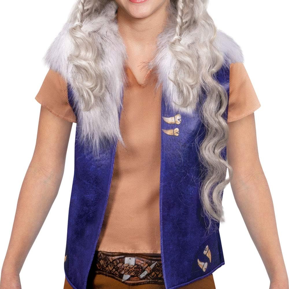 Addison Warewolf Costume, Disney Zombies-2 Outfit, Kids Ware-wolf Outfit, Classic Child Size Large (10-12)