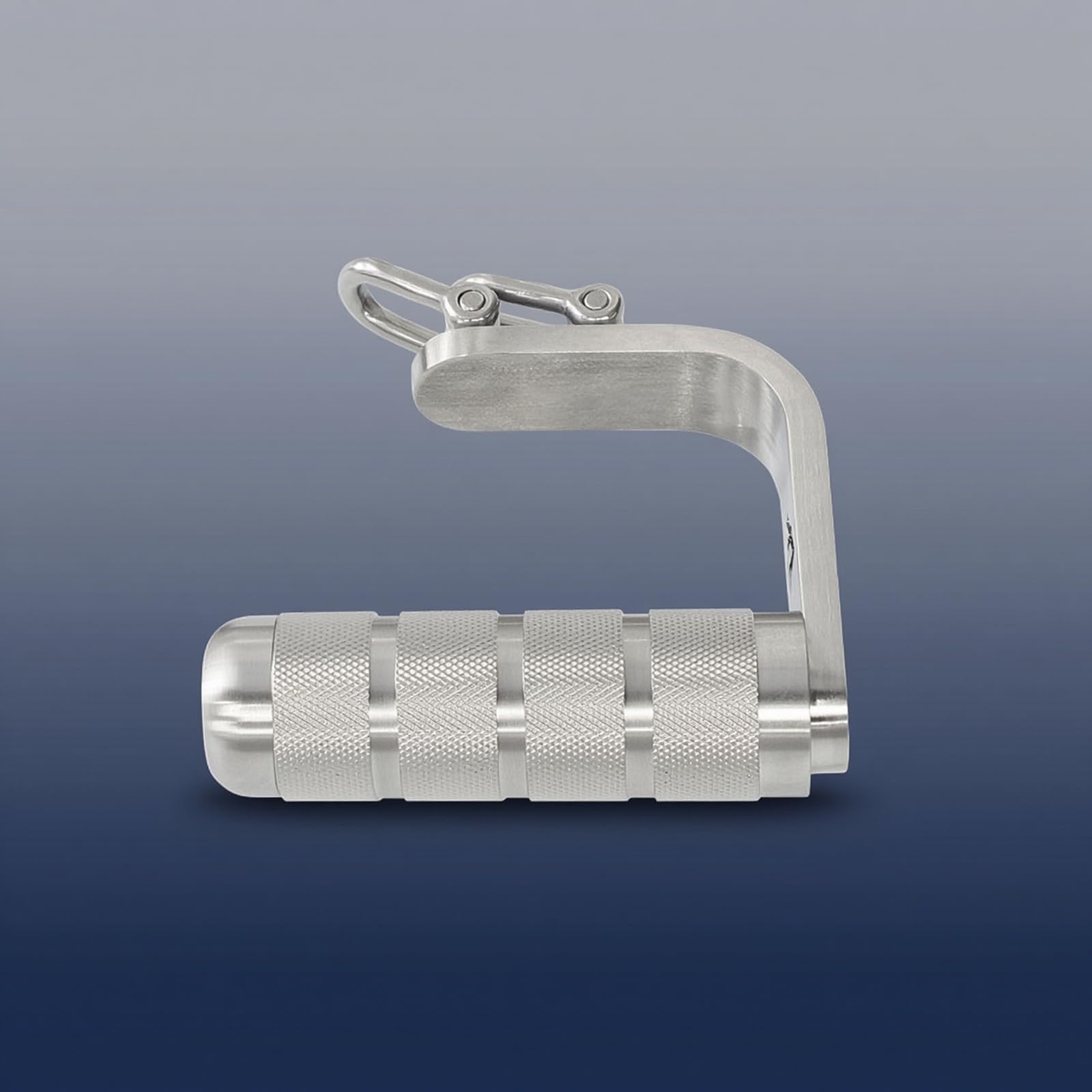 Entrenador Muñeca y Antebrazo Antislizante Mango Giratorio Acero Inoxidable con Relieve Agarre en L para portistas, Escaladores, Gimnasio