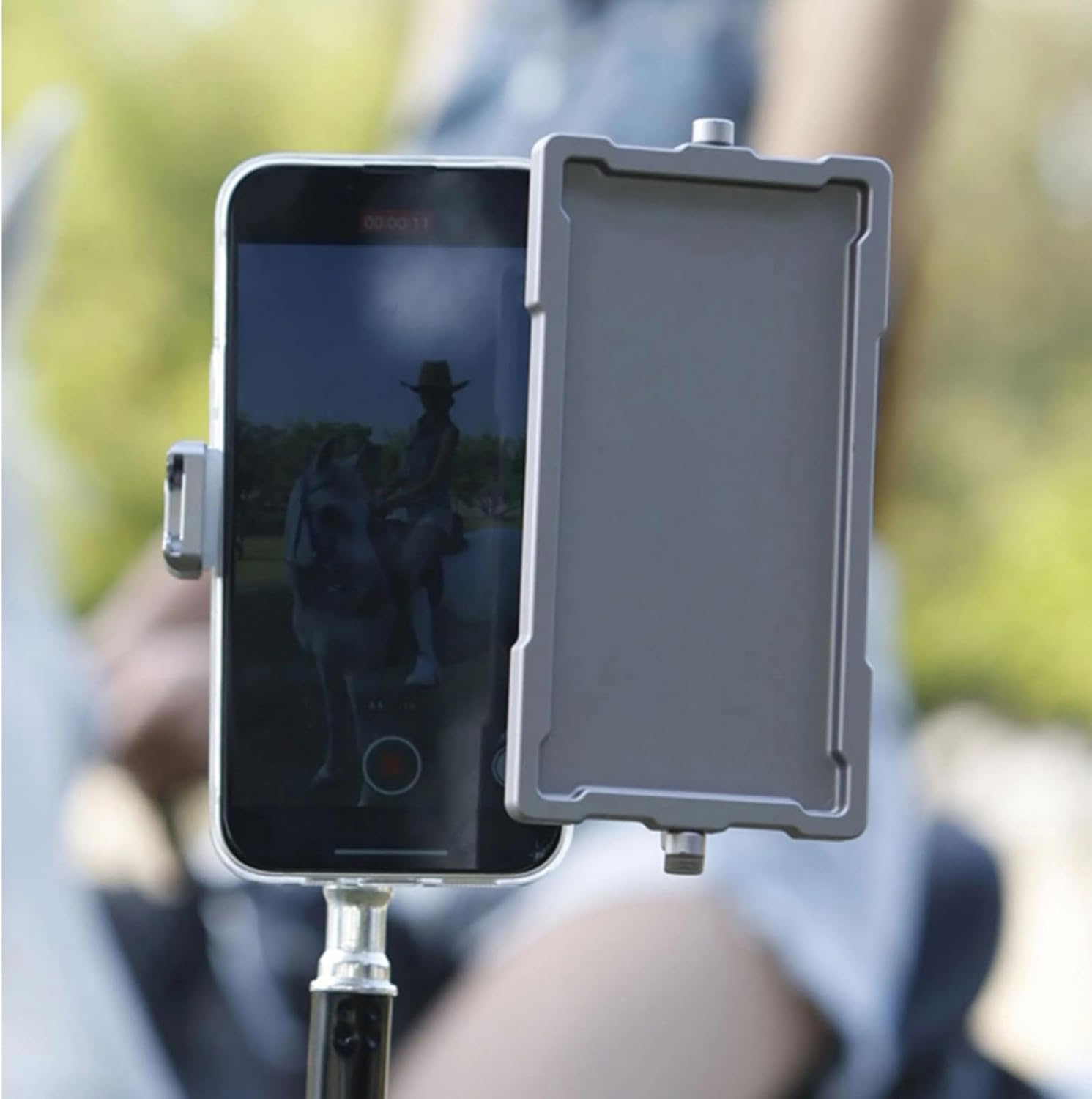 スマーホホルダー 三脚マウント 三脚ホルダー 携帯電話スタンド コールドシューアダプター付き カメラストラップネジ カメラネジアダプ