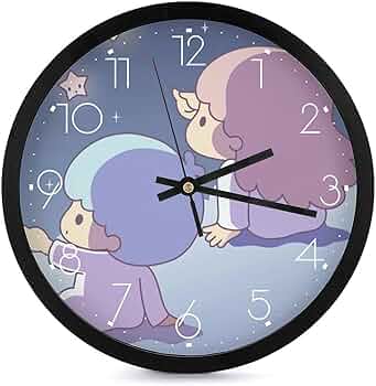 Amazon.co.jp: リトルツインスターズ キキララ (2) アニメ 壁掛け時計