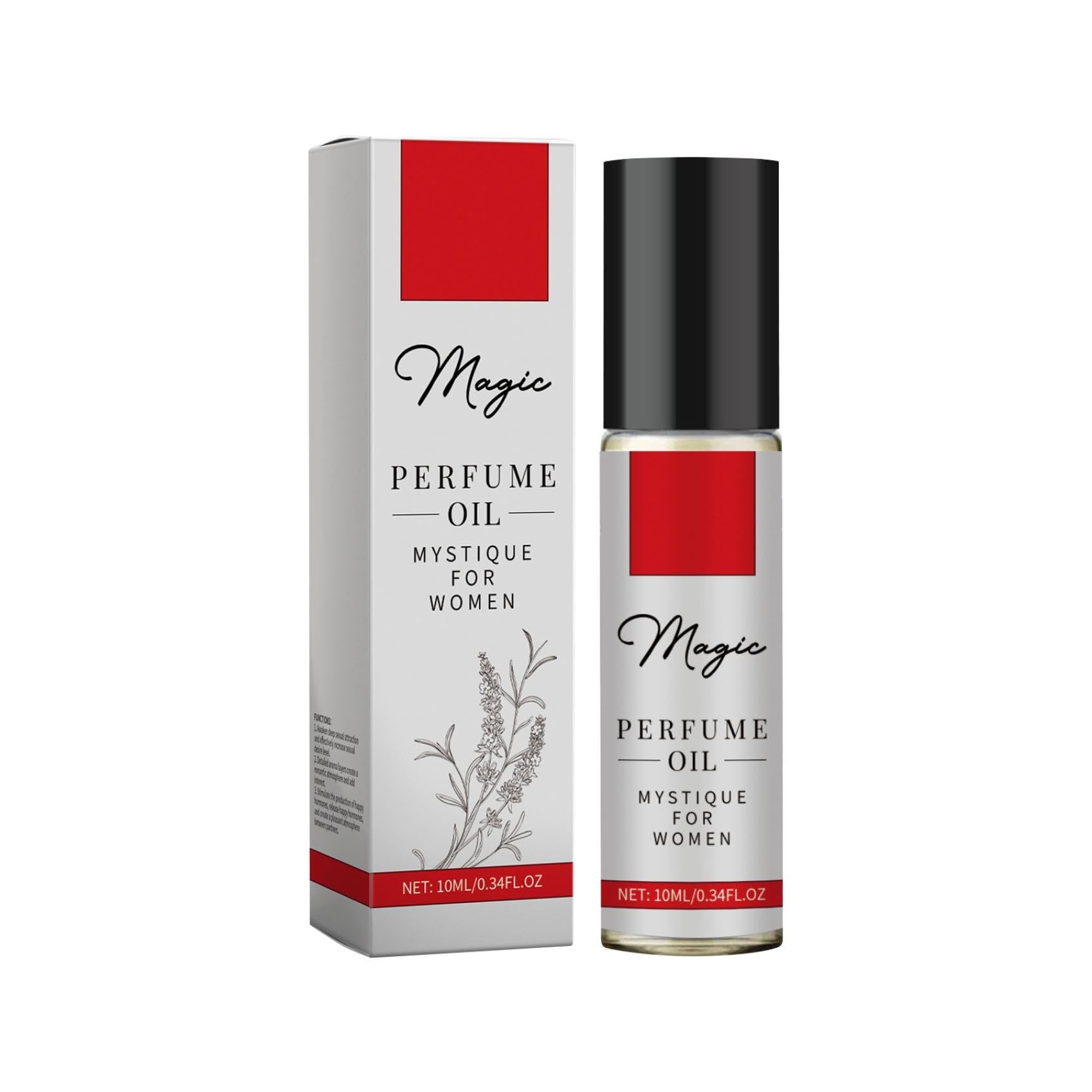 Pheromone Perfume Oil Long-lasting Perfume Suitable For Valentine's Day, Party, Music Festival，Dating (10ml B)