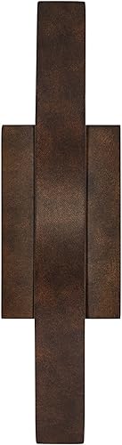 Miniatura 5 de Possini Euro Design Moderna lámpara LED de pared para exteriores, marco de acero arqueado de 20 1/2 pulgadas, marco de acero para exteriores, casa,