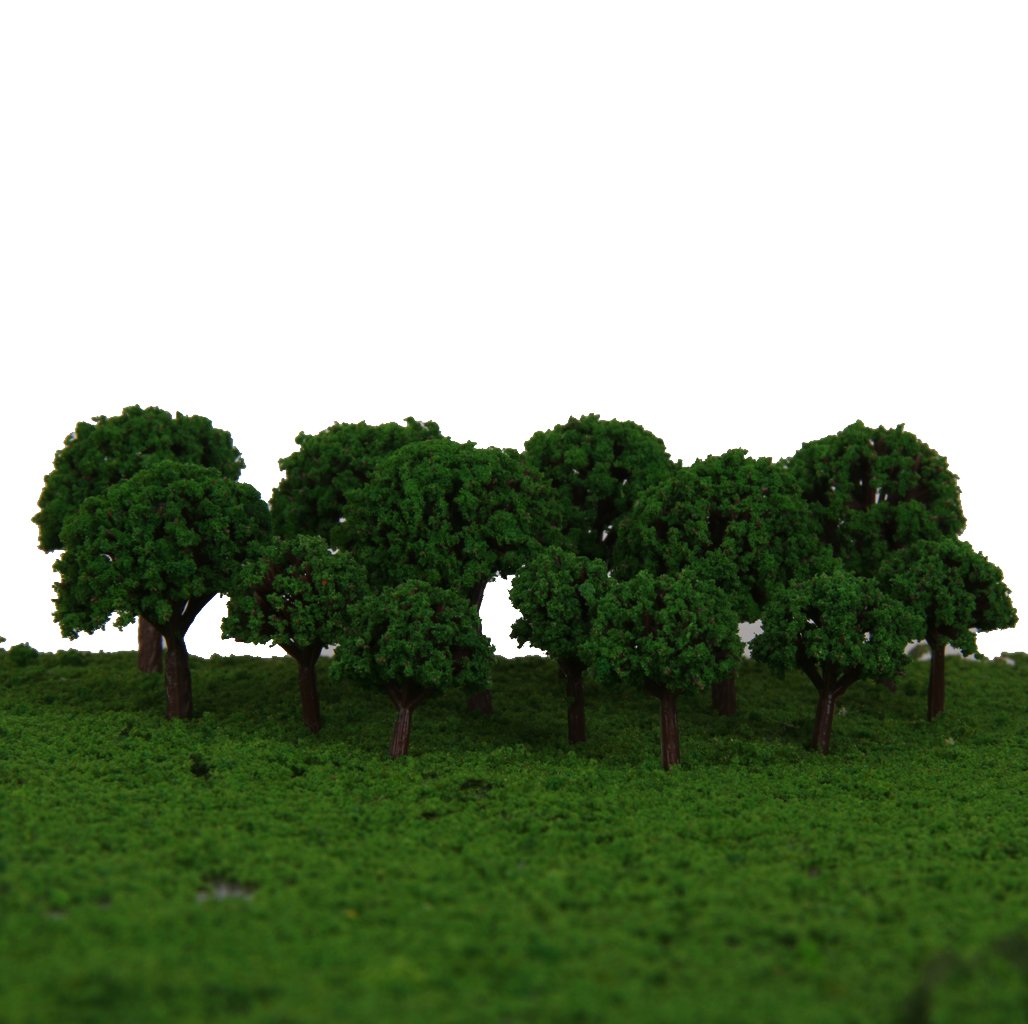 50X ARBRES MODÈLE Ho -00 Balance Train Railway Wargame Paysage Parc