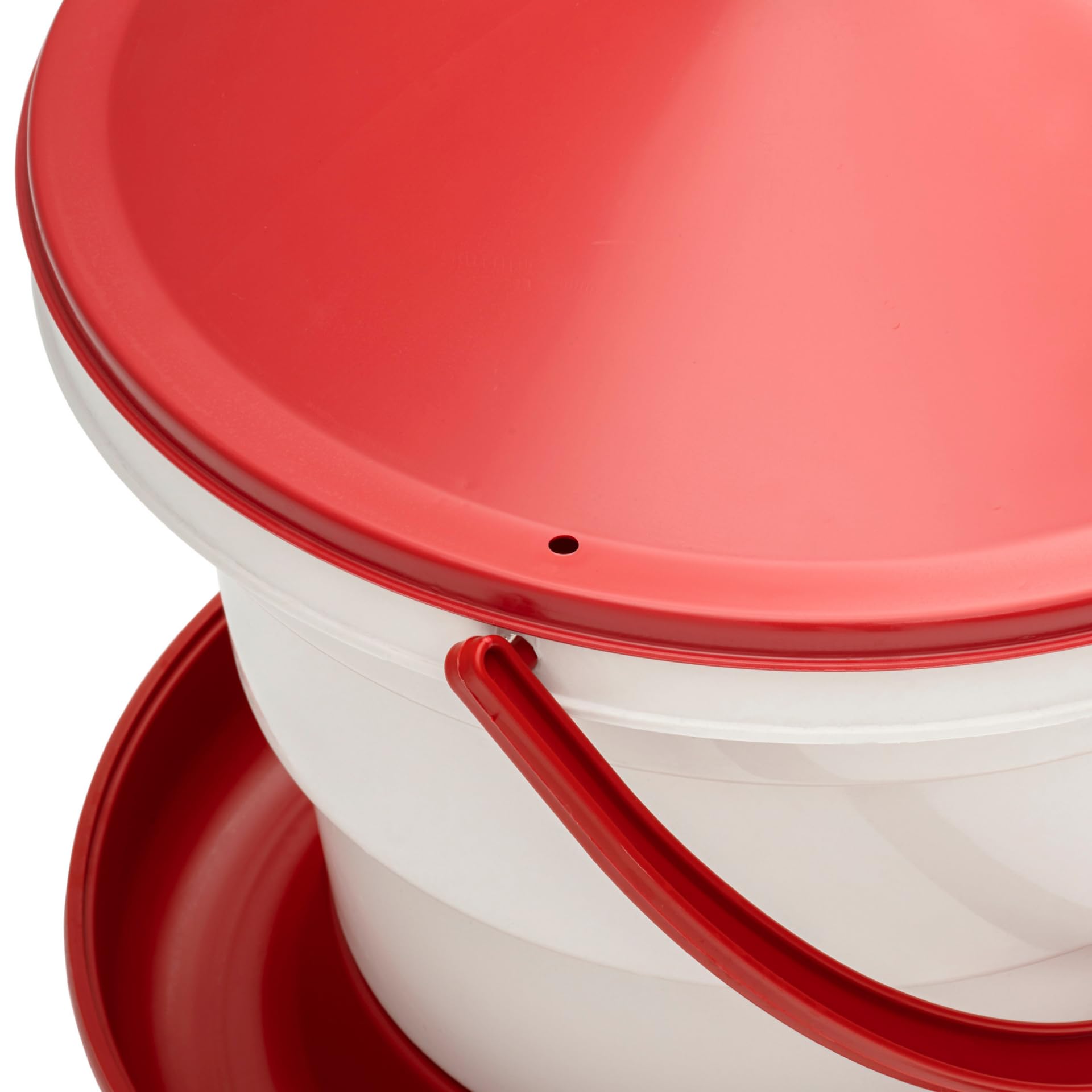 Agrarzone Abbeveratoio Automatico 15L per pollame - Robusto secchio con piedini, maniglia e grande capacità - Ideale per galline, Polli, Anatre e altri volatili