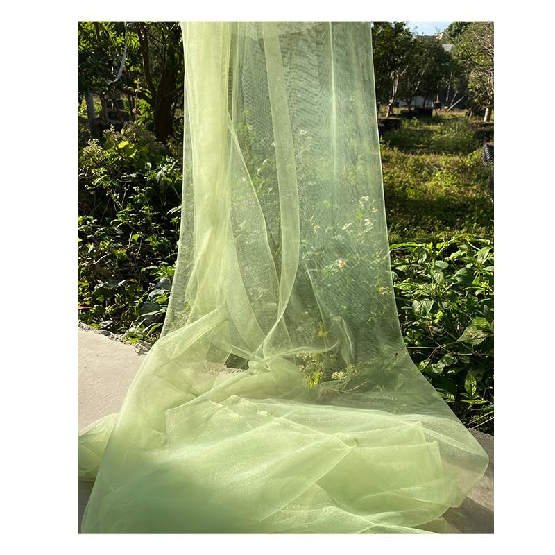 Tulle en organza brillant pour rideaux de mariage et nappes d'événements