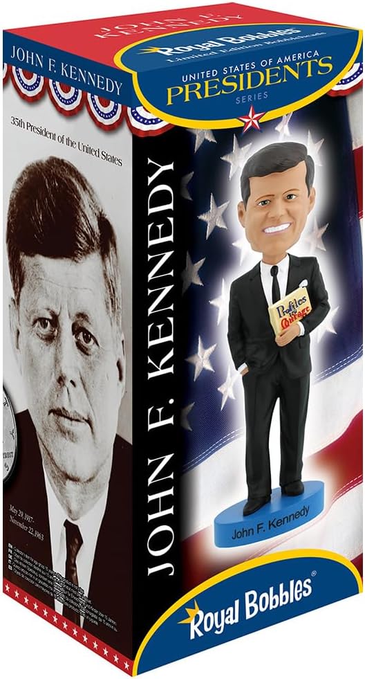 Royal Bobbles John F. Kennedy Bobblehead, Premium Polyresin Lifelike Figure, Unique Serial Number, Exquisite Detail - Image 6