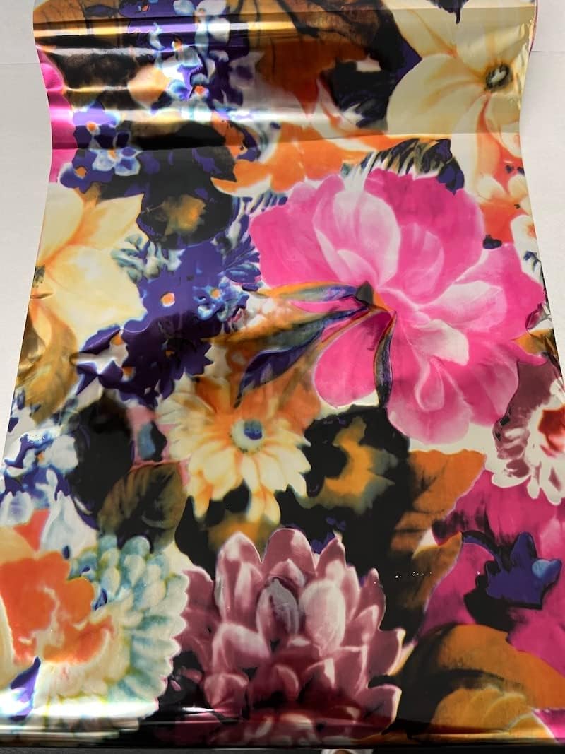 Artistic Painting Studio Metallic Foil - Magnolia Flowers - Decorative Transfer Roll (12" x 15')