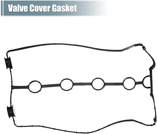 Miniatura 4 de uxcell Juntas de tapa de válvula de motor para Chevrolet Aveo 1.6L 2004-2008 No.96353002 Negro