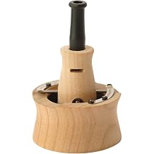 Vapman Pure Click Vaporizer - Natural Cherry Wood Vaporizer Manual Heat with Click Signal Golden Heating Chamber Powerless & Sustainable