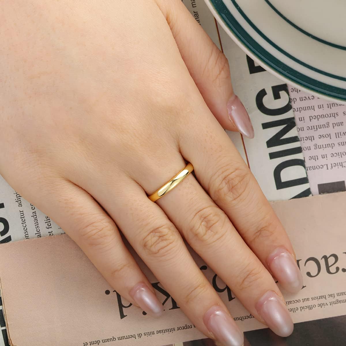 PARCOM S925 Sterling Silver Rings for Women, Vintage S925 Sterling Silver Rings For Women and Men,Great Choice for Mother's Valentine's Christmas Day Birthday Party Fashion Jewelry - Image 3