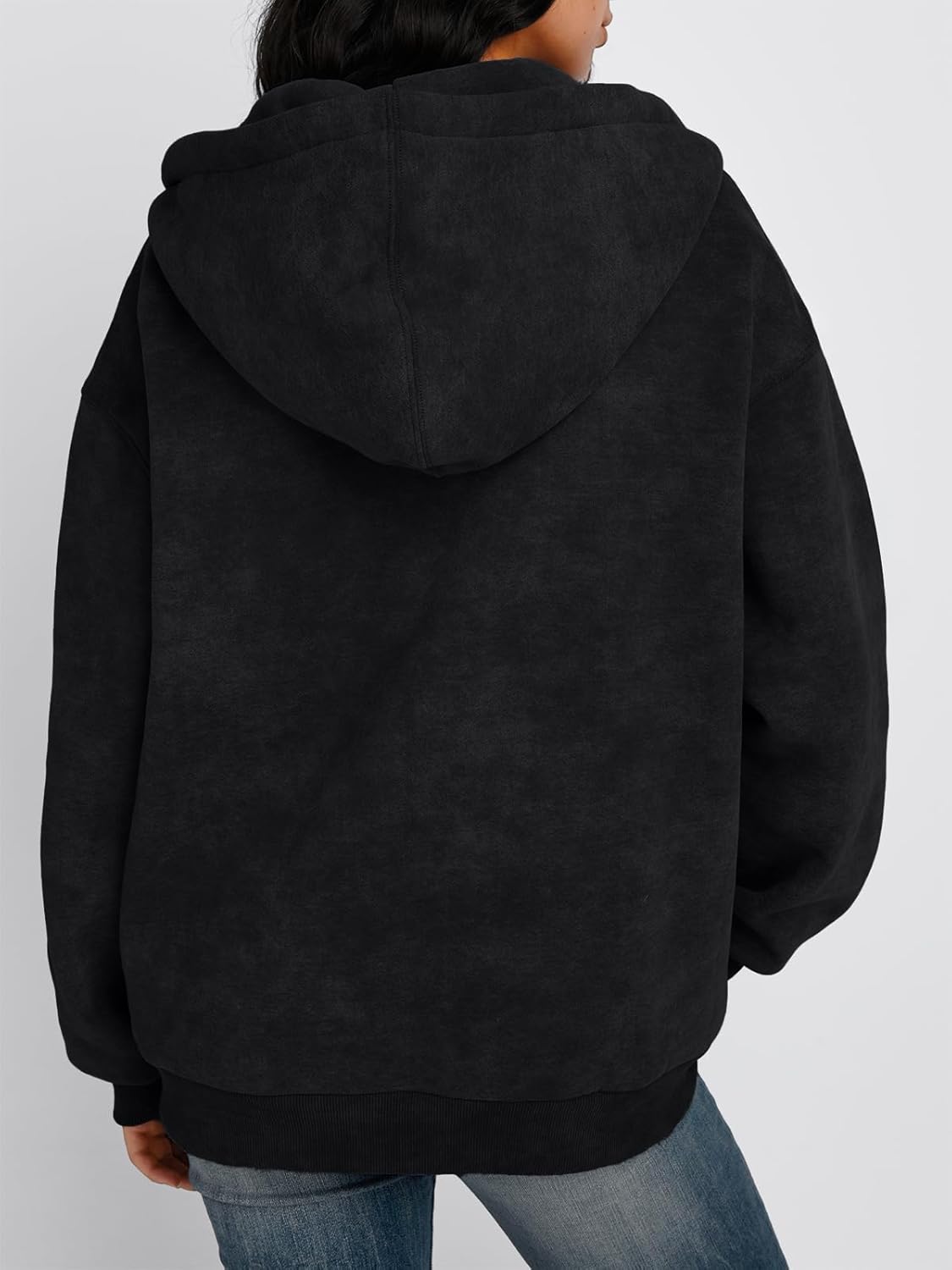 Trendy Queen Zip Up Hoodies for Women Oversized Acid Wash Sweatshirt Winter Fashion Jacket Cute Y2k Fall teen girls pullover - Image 4