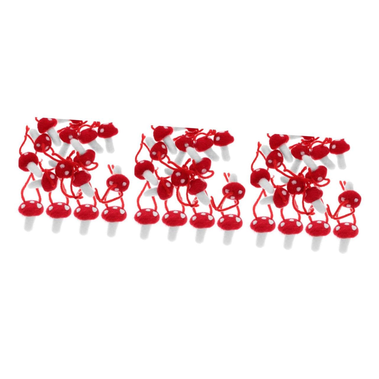 ABOOFAN 36 Pz Ciondolo albero di Natale ornamenti di peluche natalizi ornamento da appendere in feltro decorazioni natalizie etichette natalizie arredamento abbellimento natalizio