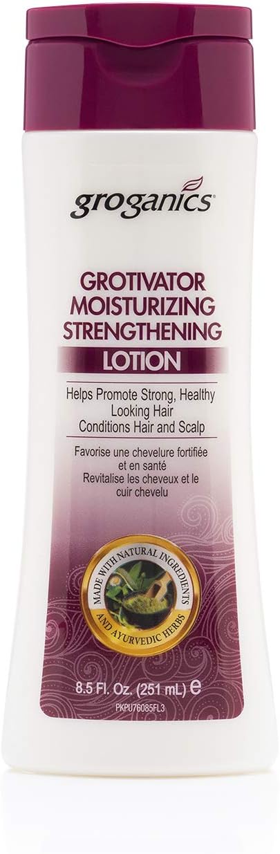 Groganics Grotivator Growth Moisturizing Lotion 8 oz